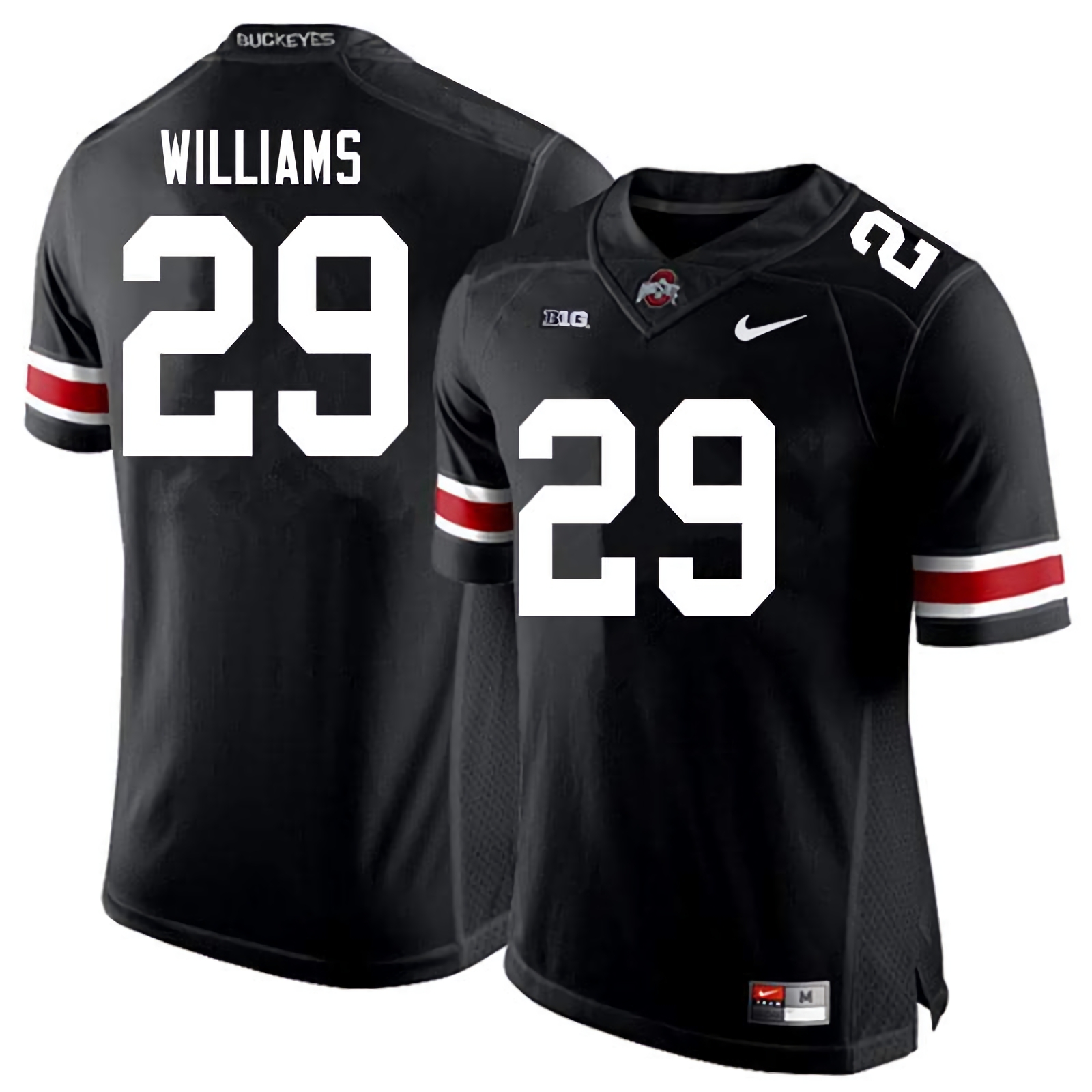 Kourt Williams Ohio State Buckeyes Men's NCAA #29 Nike Black College Stitched Football Jersey MCR6556IX